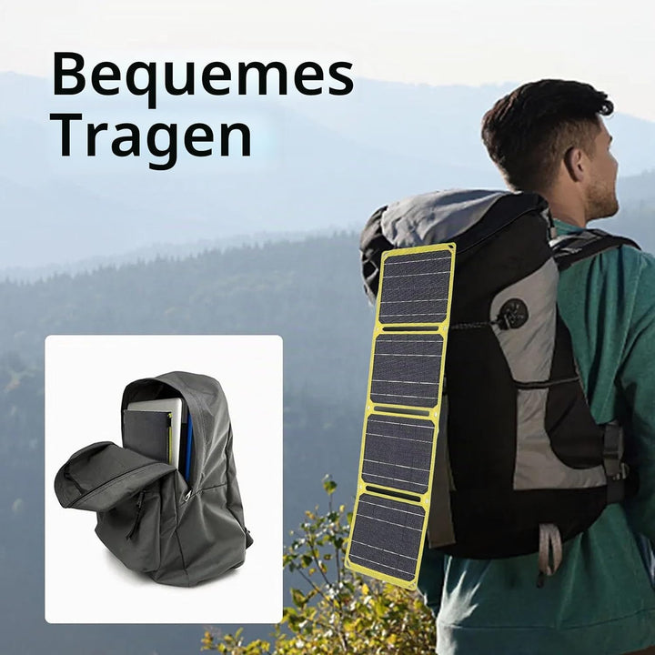 200 W Tragbares Solarpanel, Monokristallines ETFE-Silizium, Wasserdicht, Faltbar, Solarpanel, Notstr