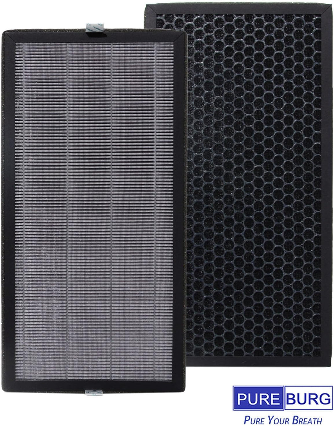 PUREBURG Ersatzfilter kompatibel mit Kärcher AF 50 Luftreiniger 2.863-078.0, 2er-Set (4 Stück) H13 T
