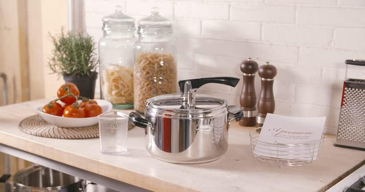 Lagostina Druckkasserolle La Classica Lagofusion, Drucktopf Ø 22 cm, Fassungsvermögen 3,5 l, mit Kor