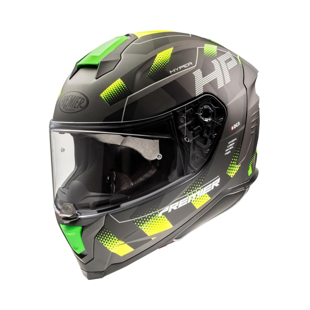 Premier Unisex-Adult Hyper Vollständiger Helm XS HP6 BM, XS HP6 BM