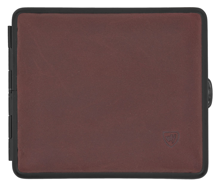 Zigarettenetui Echtleder, Handmade in Germany, Bordeauxrot, 85mm - Etui, Zigarettenbox, Bordeaux