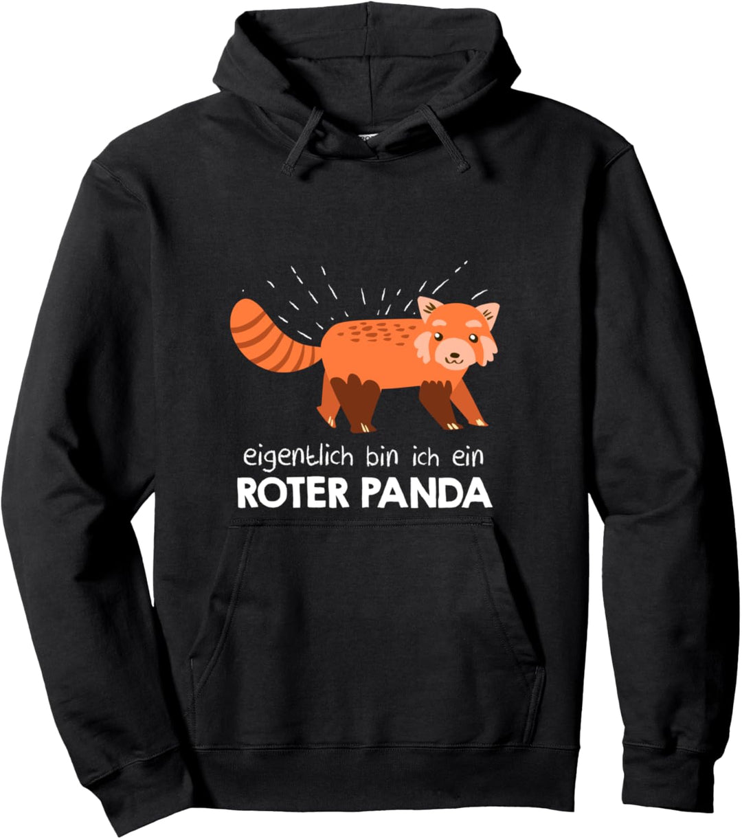 Mein Menschen Kostüm Bin ich ein Roter Panda, Halloween Pullover Hoodie