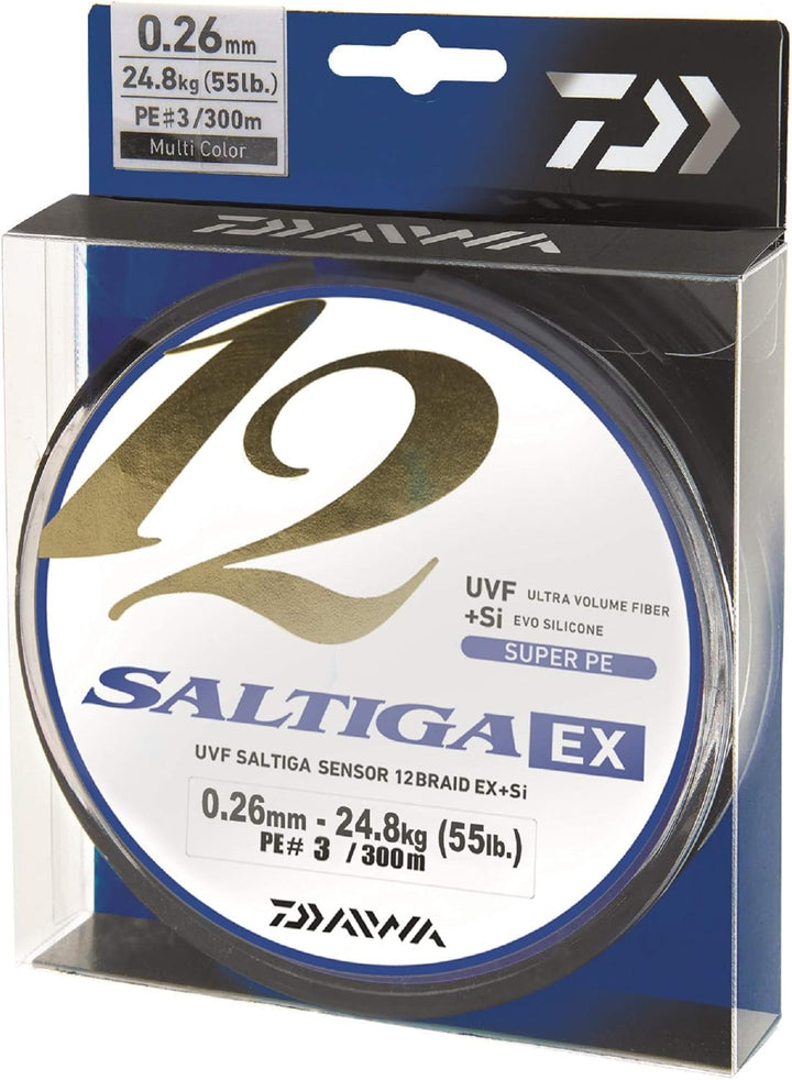 Daiwa Saltiga 12 Braid EX+SI MC - 600m Geflechtschnur 0.14mm / 12.20kg, 0.14mm / 12.20kg
