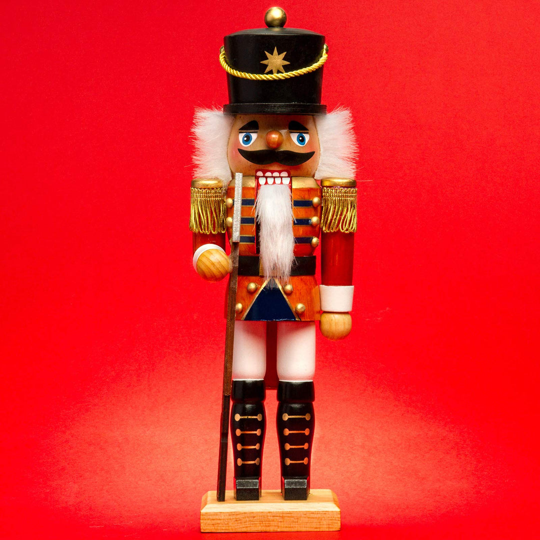 SIKORA NK-H Deko Nussknacker Figur aus Holz Verschiedene Motive 2 Grössen, Grösse:Höhe ca. 34 cm, Fa