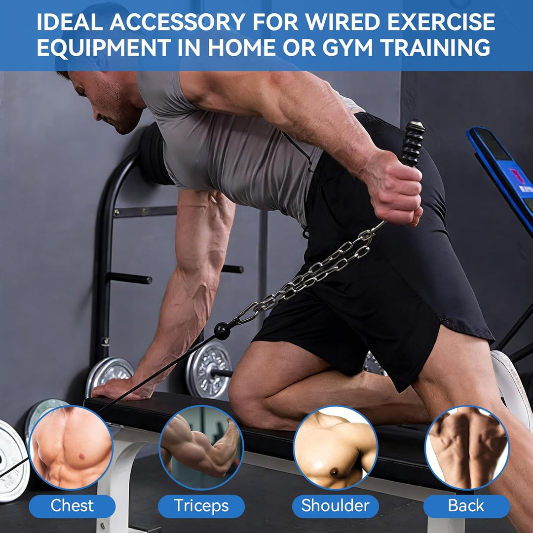 Cyrank Krafttraining Single Grip, Fitness Einhandgriff, Kabelzug Griffe, Push Down Single Gym Handle