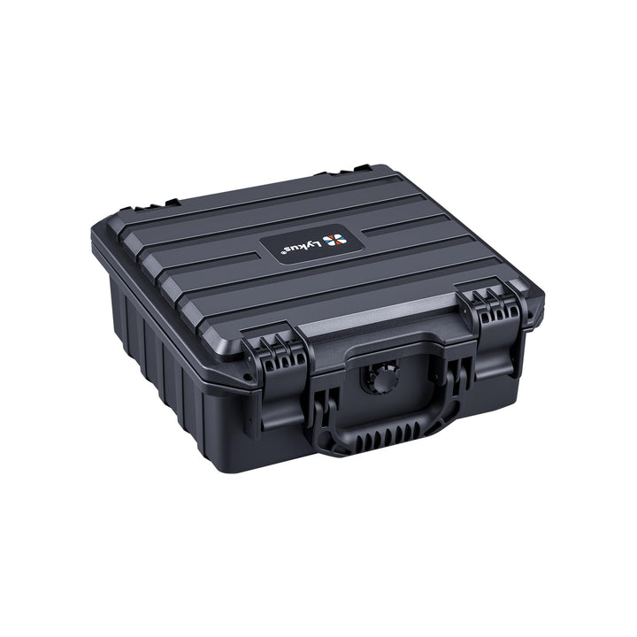 Lykus HC-2821 Wasserdicht Koffer mit anpassbar Rasterschaumstoff, Innengrösse 28x26,2x12 cm, Geeigne