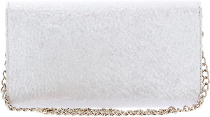 Valentino Damen Divina Sa Pochette Platinfarben, Platinfarben