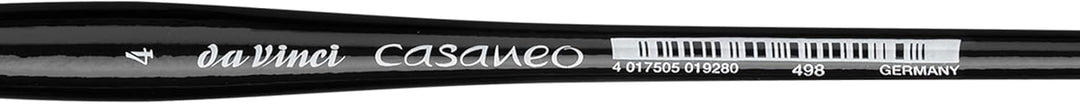 da Vinci Watercolor Serie 498 Casaneo Pinsel, runde Feder New Wave Synthetik, Grösse 4 Französischer