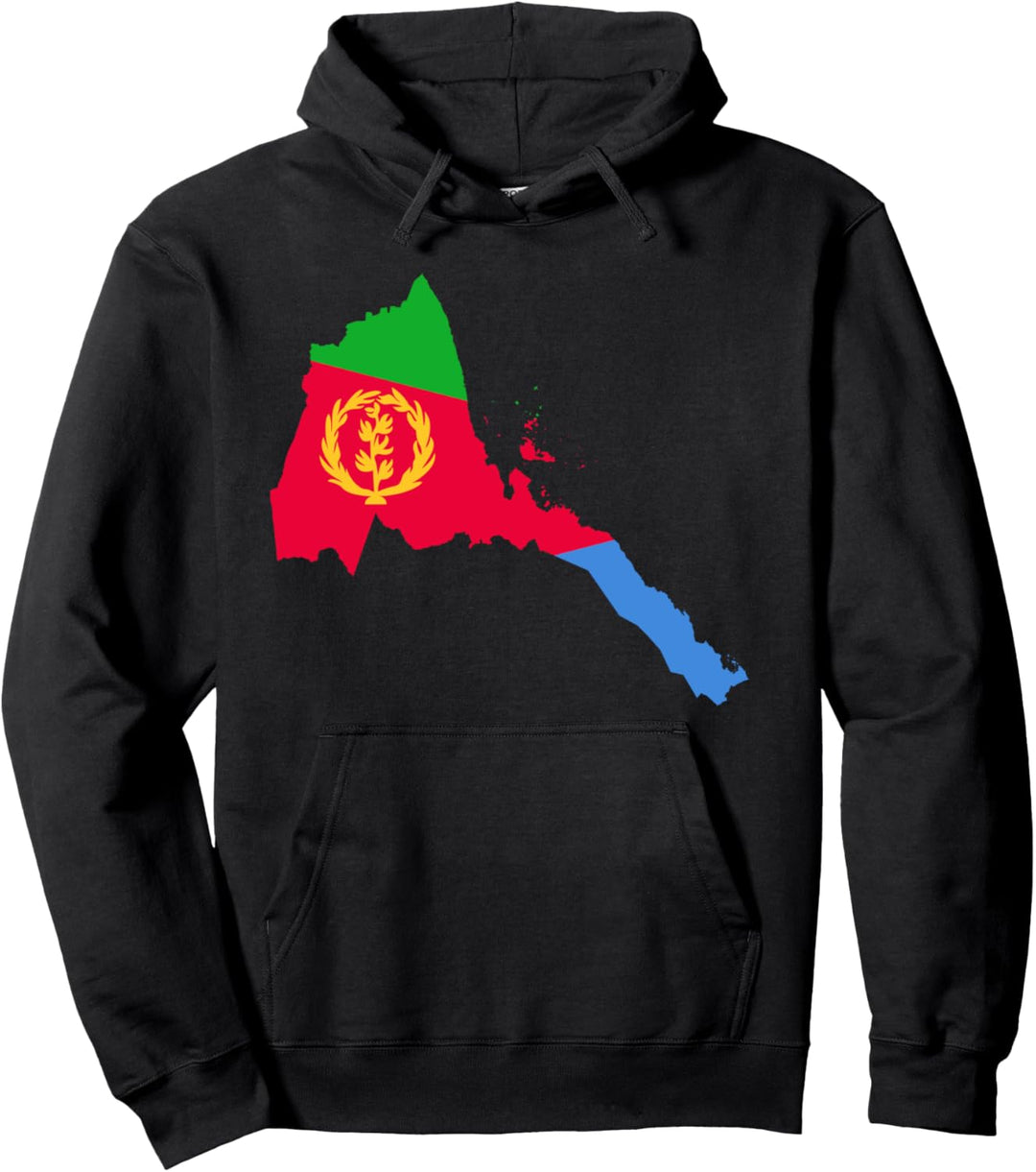 Manner,Frauen und Kinder eritrean karte Pullover Hoodie