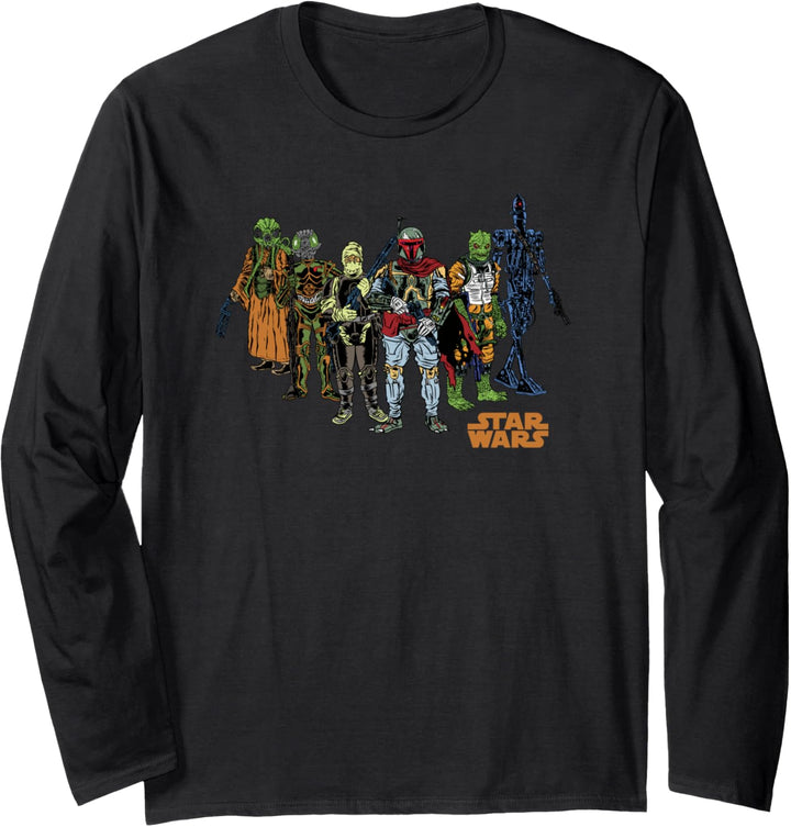 Star Wars Boba Fett Orange Pop Candy Squad Langarmshirt
