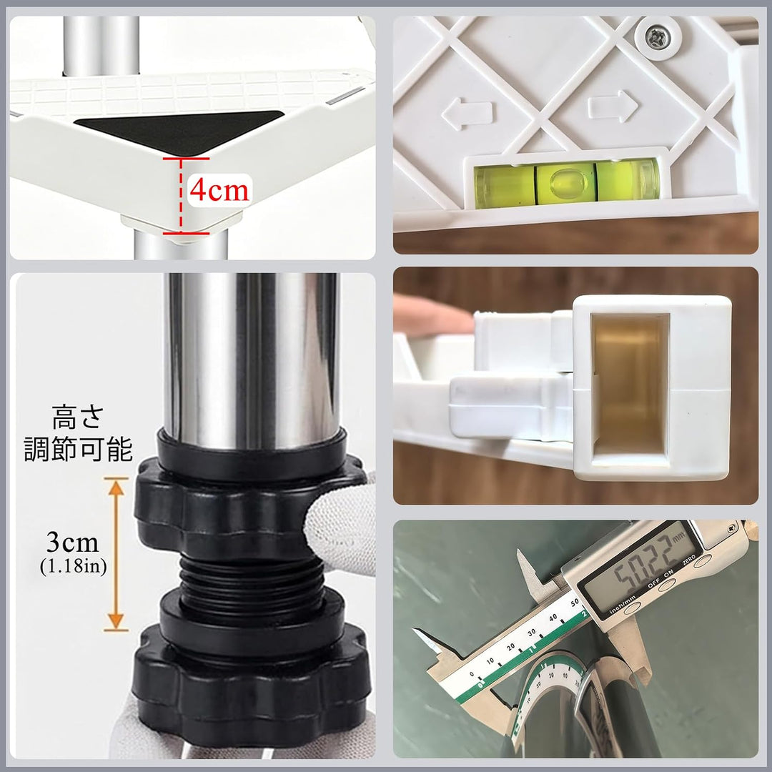 Untergestell für Kühlschrank Sockel, Höhe 24cm/29cm/39cm und spülmaschine Gefriertruhe Gefrierschran