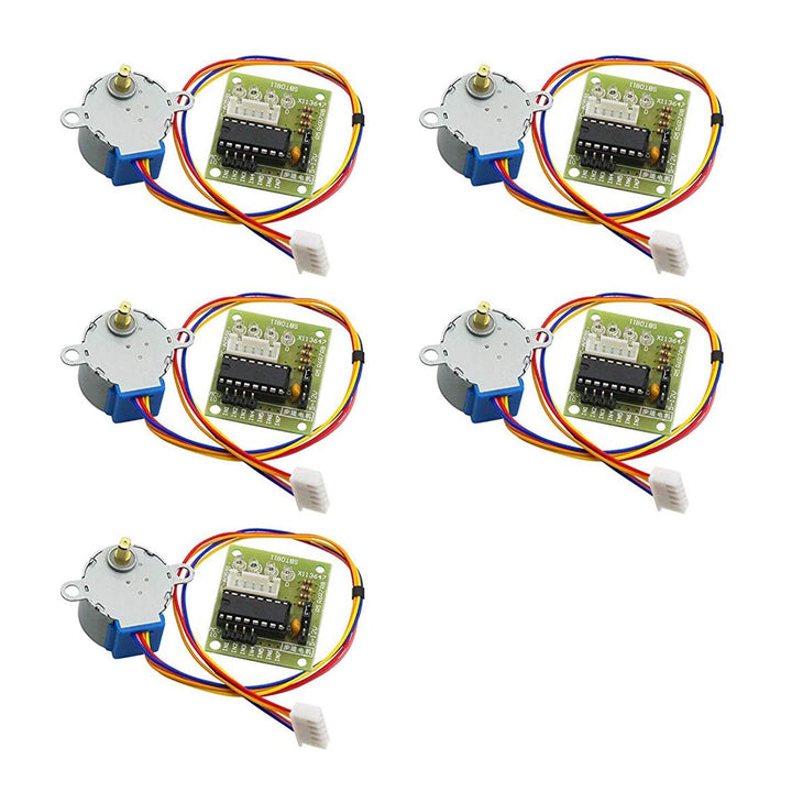 5 Stück 5V 28BYJ-48 ULN2003 Schrittmotor mit Antrieb Modulplatine ULN2003 Treiberplatine für Arduino
