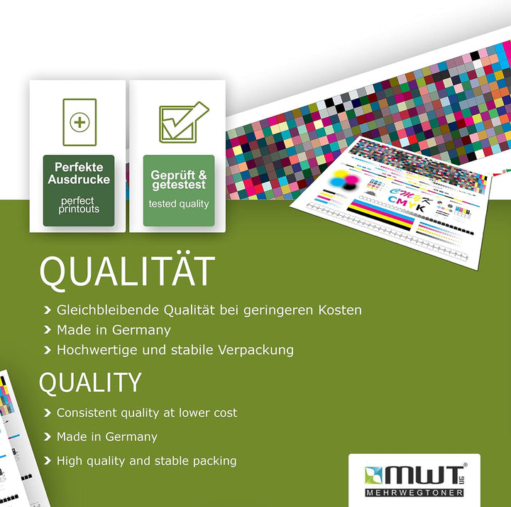 4X MWT Toner kompatibel für Kyocera Ecosys M 5526 wie TK-5240 TK5240 Set Black Cyan Magenta Yellow