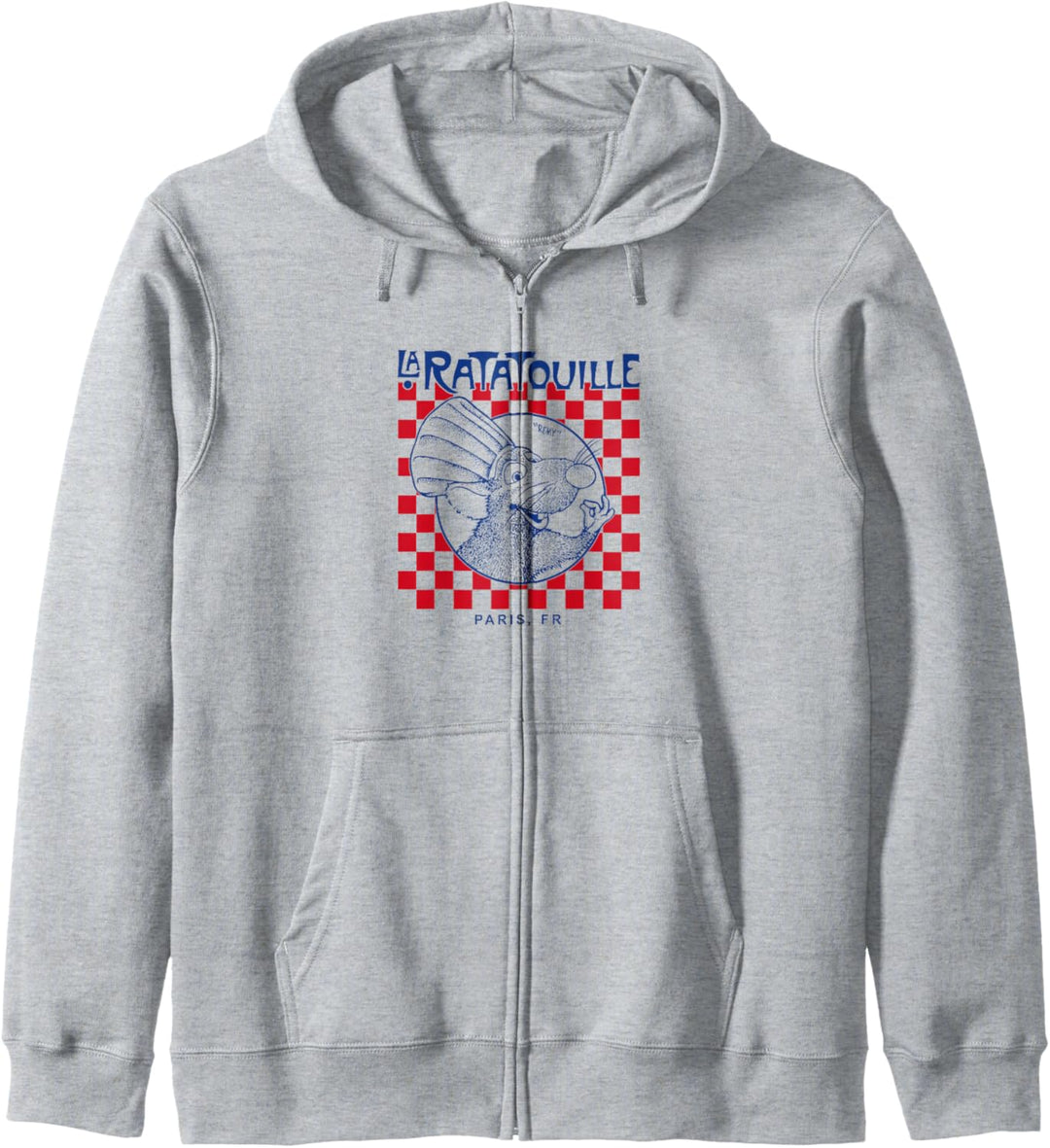 Disney Pixar Ratatouille Remy Paris Checkerboard Kapuzenjacke