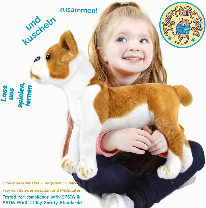 Bobby The Boston Terrier Boxer - 14 Inch Stuffed Animal Plush