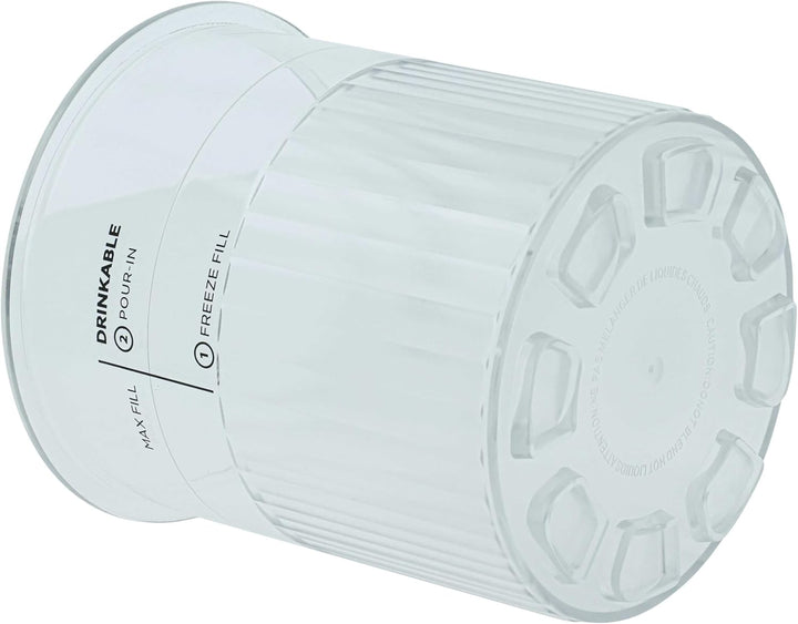 vhbw 4x 680 ml Behälter kompatibel mit Ninja CREAMI NC501, NC500 Eismaschine - Becher mit Deckel, BP
