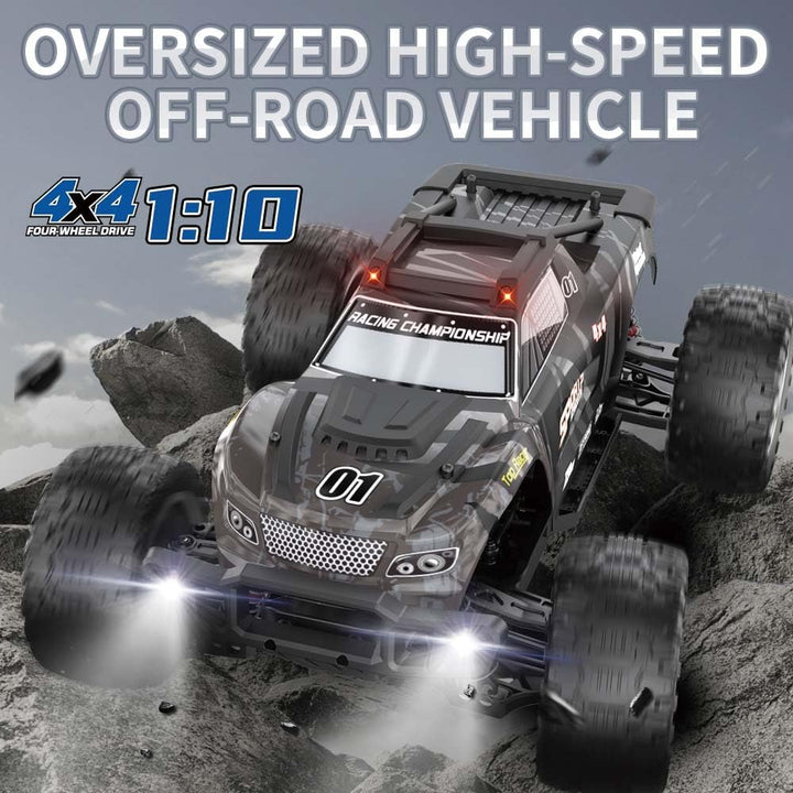 X-Verse KF10 1:10 Ferngesteuertes Auto für Erwachsene, 4WD 50KM/H Wasserdichtes RC Auto mit Hochgesc