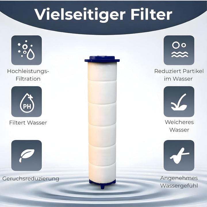 WC Handbrause mit Filter, wassersparende Intimdusche – schwarze Toilettendusche für Toilette mit 2 S