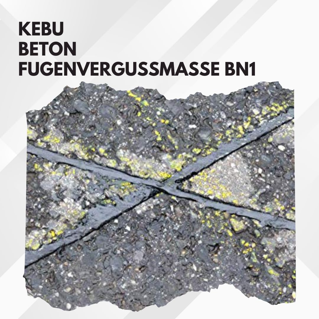 Kebu - Betonfugenvergussmasse BN 1,1 Heiss-Vergussmasse Asphalt und Beton - 10kg