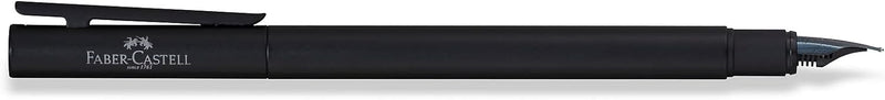 Faber-Castell 342303 - Füller Neo Slim Metall, Federbreite B, schwarz Federbreite B schwarz, Federbr