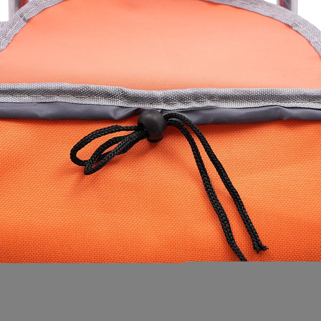 Einkaufswagen, Einkaufstrolley mit Rädern Abnehmbarer Oxford-Stoff Tasche Belastbarkeit 25kg Klappba