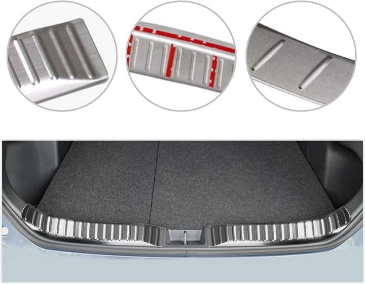 CDEFG Kompatibel mit Toyota Yaris Cross 2021-2024 2025 Ladekantenschutz Abdeckung Auto Stossstangens