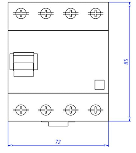 Eaton PFIM-40/4/003-MW Fehlerstromschutzschalter