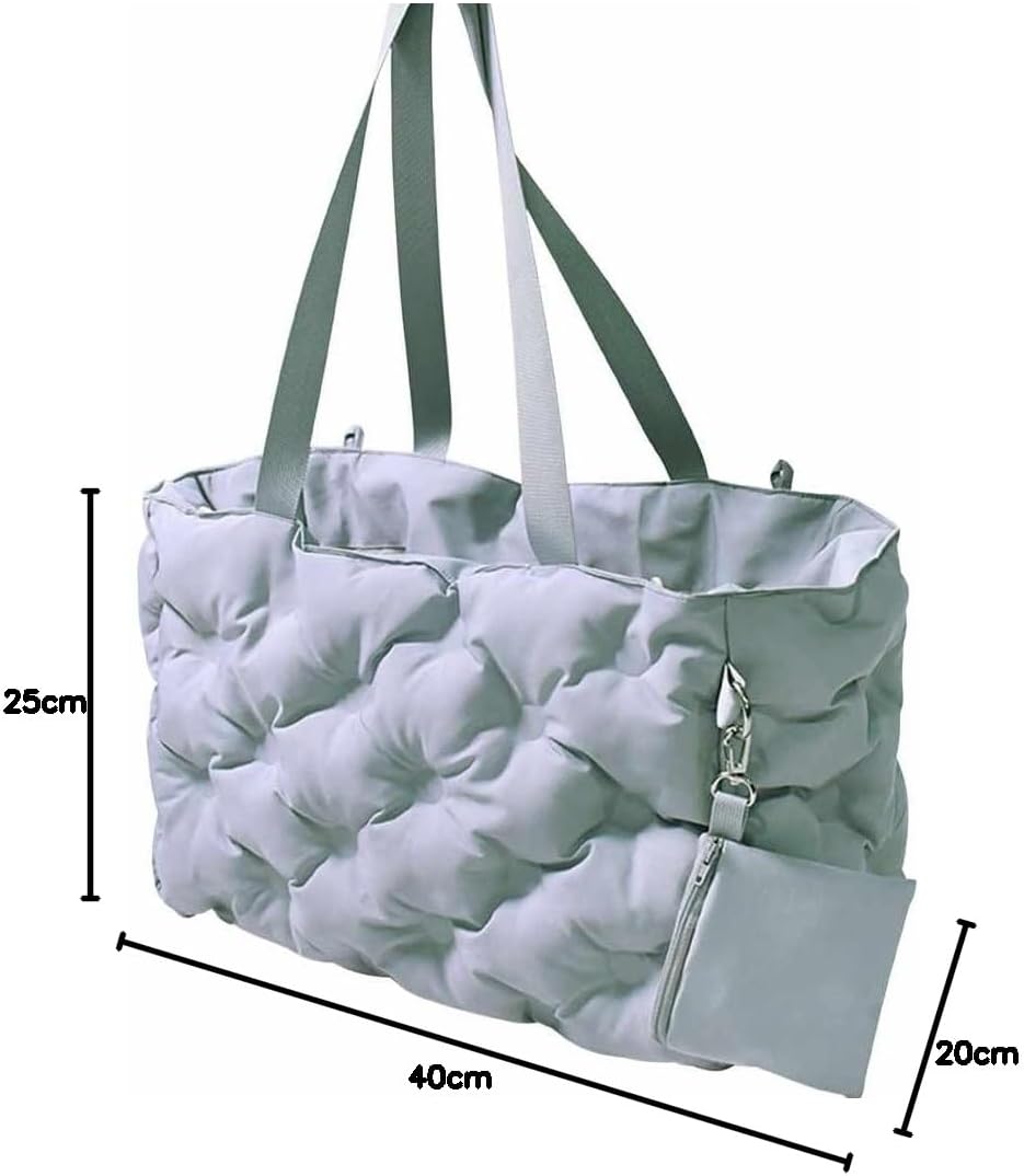 Nobby Tasche Pillow hellgrau 40 x 20 x 25 cm