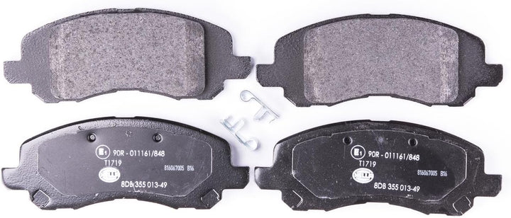 HELLA PAGID 8DB 355 013-491 Bremsbelagsatz - T1719 - Dicke/Stärke: 17mm - Bremssystem: Akebono - mit