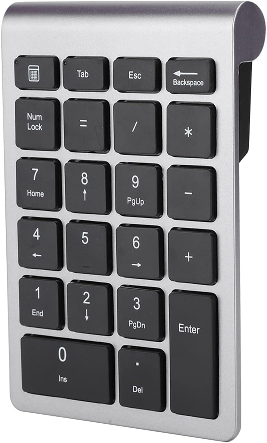 Kabelloser Numpad-Nummernblock, USB- oder 2,4-G-Wireless-Nummernblock, Batteriebetriebene Finanzbuch
