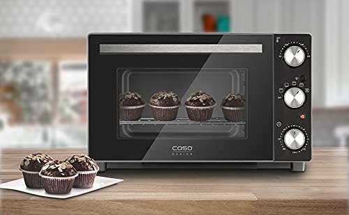 CASO TO 32 Classic - Design Backofen, 32 Liter Garraum, 4 Einschubebenen, 70-230°C, inkl. Pizzastein