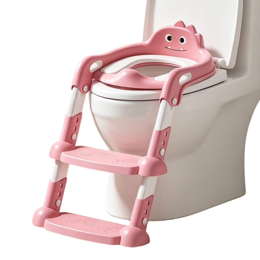 Kinder Töpfchen-Sitz für Toilette Klappbarer Höhenverstellbarer Stuhl Mit | Töpfchentraining-Sitz Mi