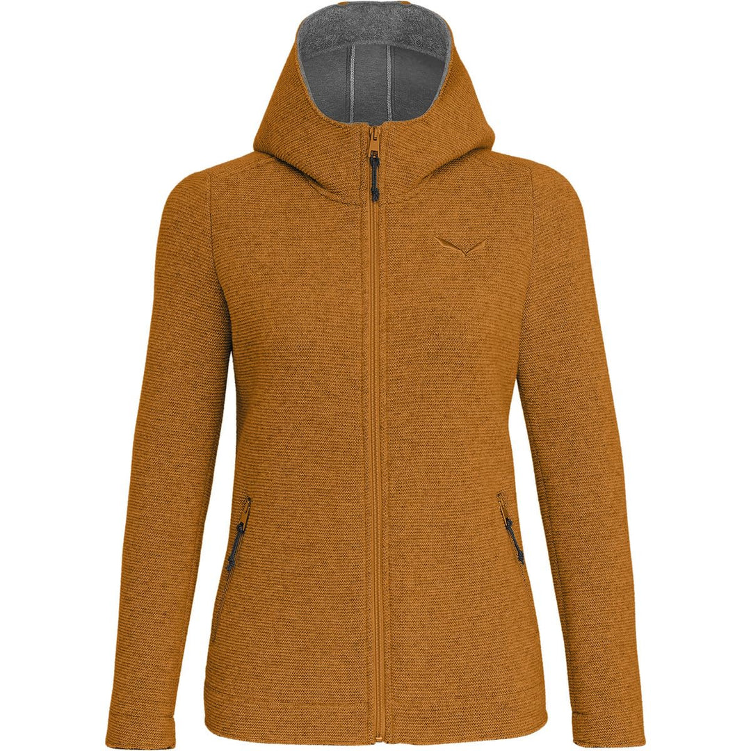 Salewa Women Sarner Full-Zip Hoody Jacke Softshelljacke Strickjacke 38 Braun, 38 Braun