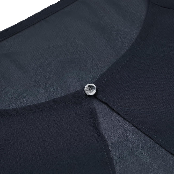 Bolerose weich Hochzeit Umhängetuch Abend Durchsichtiges Chiffon Überwurf Umhang Schultertuch Nachtb