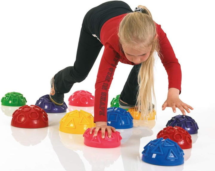 Togu Geo-Balance-Igel 2-er Set XL Blau, Blau