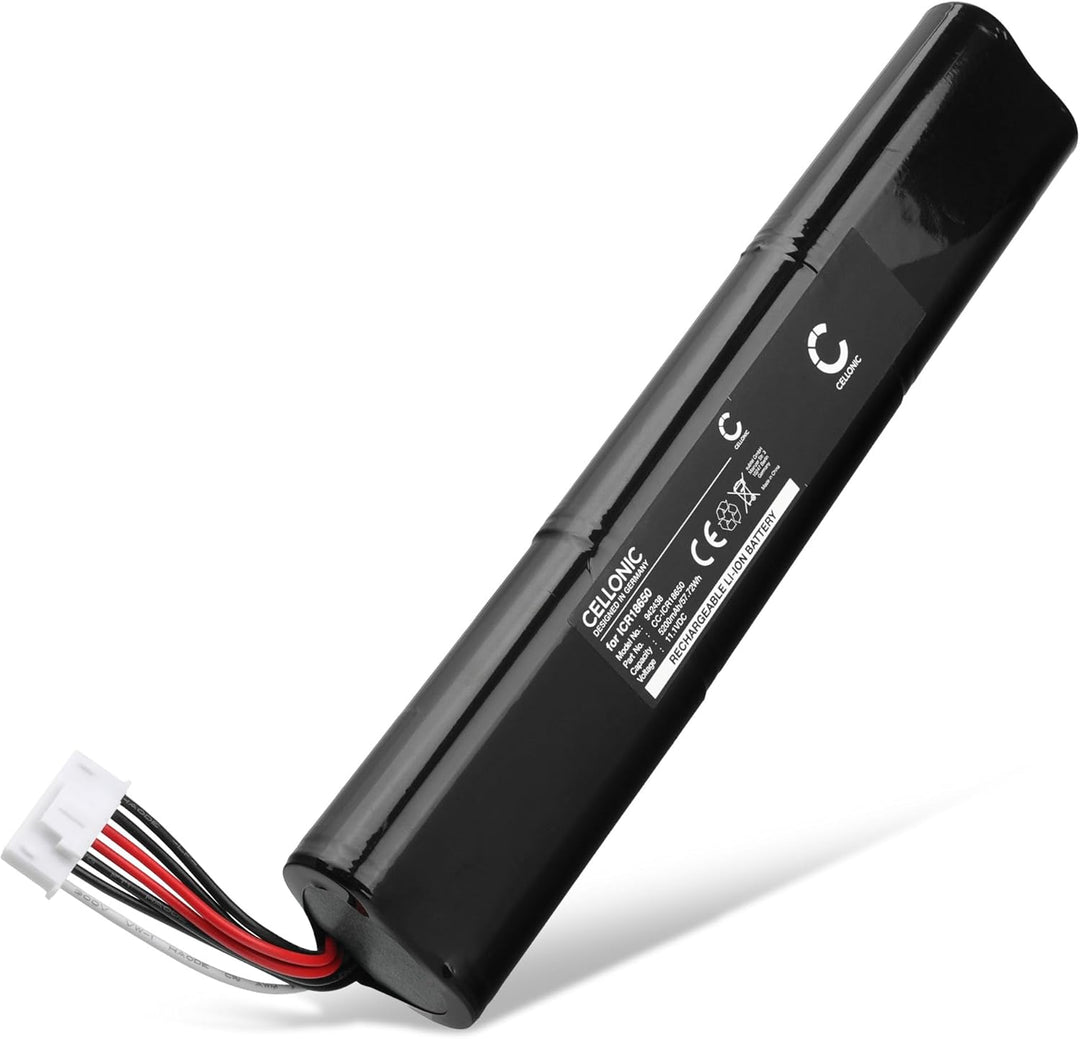 CELLONIC, Lautsprecherakku kompatibel mit Teufel Boomster (2020), ICR18650 (5200mAh, 11.1V) Ersatzak