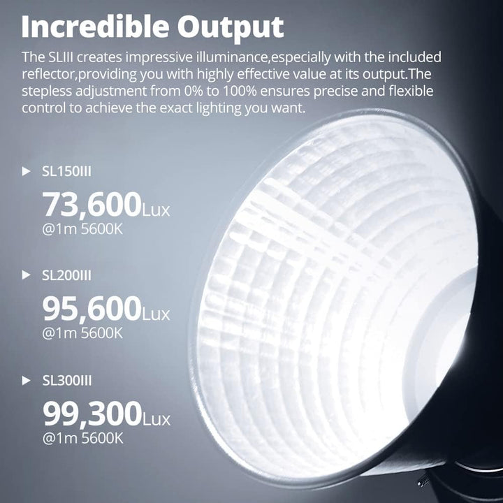 Godox SL150III SL150WIII LED Videoleuchte 160W Tageslicht Ausgewogen 5600K 2.4G Wireless X System CR