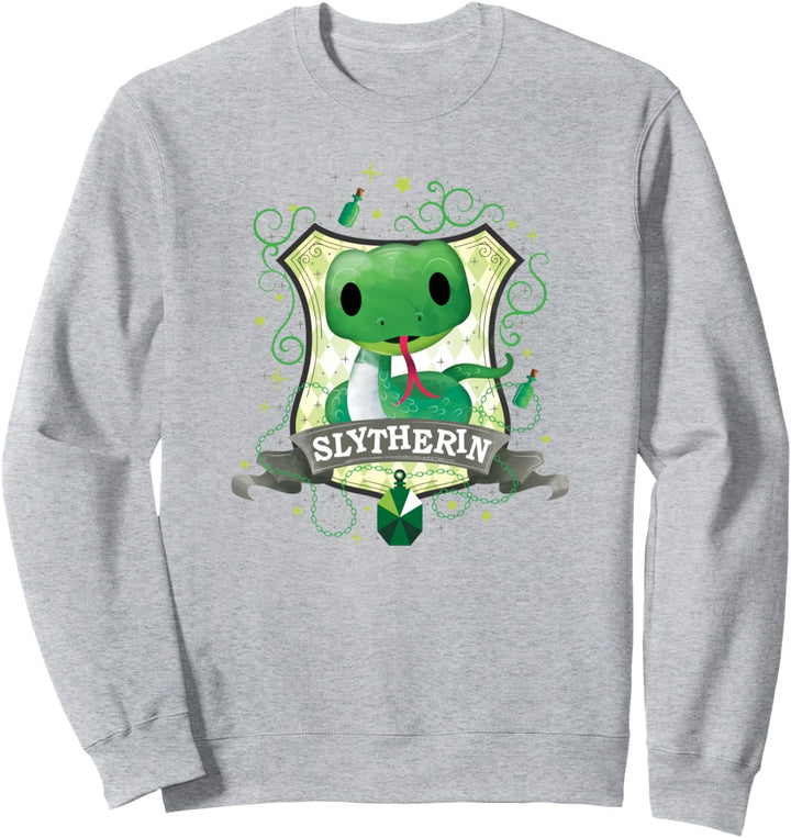 Harry Potter Watercolor Slytherin Crest Sweatshirt