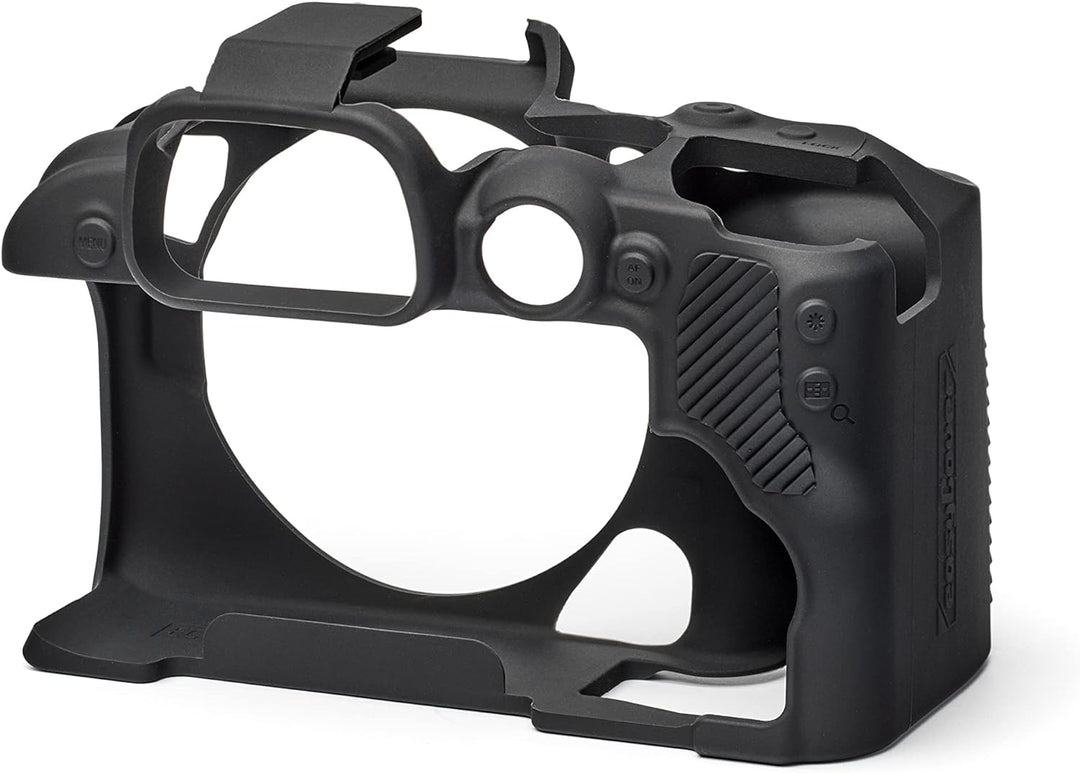 easyCover - Silikon Kameratasche - Schutz für Ihre Kamera - Canon R10 - Schwarz Black, Black