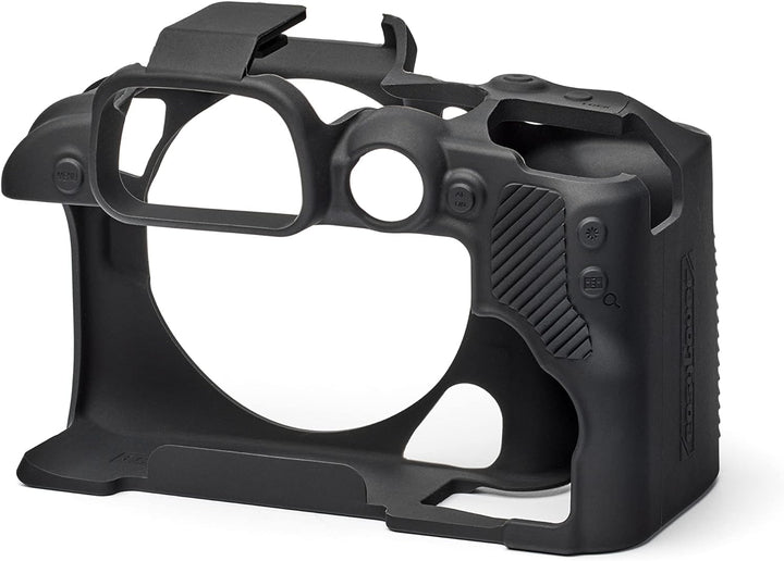 easyCover - Silikon Kameratasche - Schutz für Ihre Kamera - Canon R10 - Schwarz Black, Black