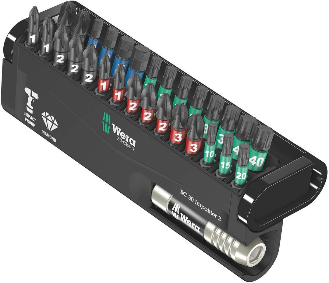 Wera de puntas Bit-Check 30 Impaktor 2