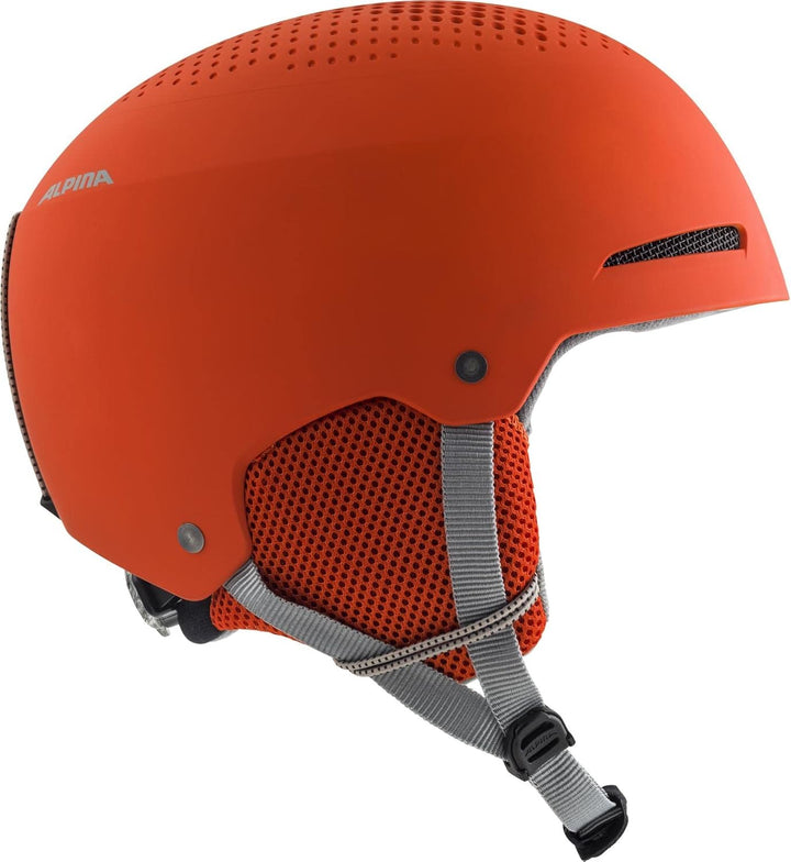 ALPINA ZUPO - Sicherer, Stossabsorbierender, Belüfteter & Schlagfester Skihelm Für Kinder pumpkin-or
