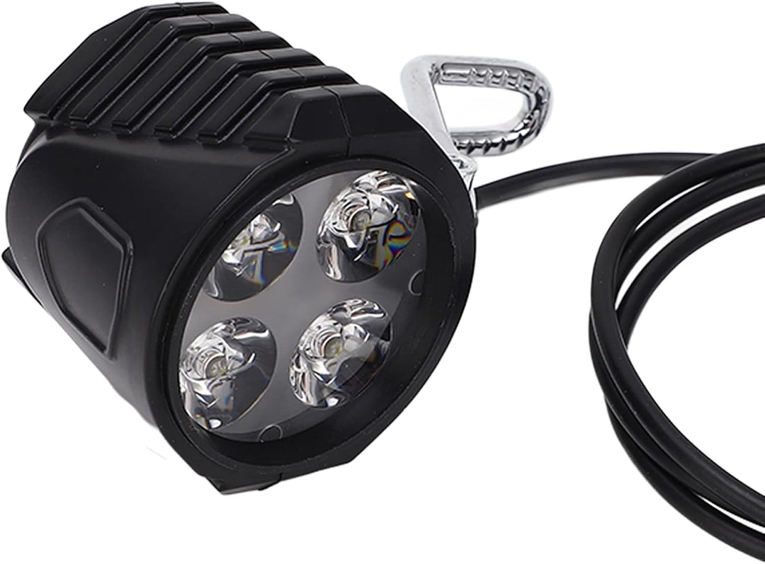 Denash Elektroroller-Frontlicht, Elektroroller-Hupenscheinwerfer Universal 12-72 V ABS Praktisches 1