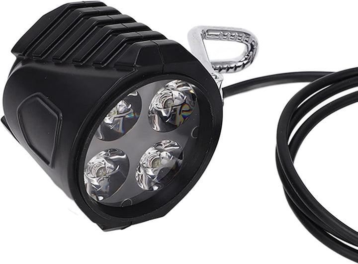 Denash Elektroroller-Frontlicht, Elektroroller-Hupenscheinwerfer Universal 12-72 V ABS Praktisches 1