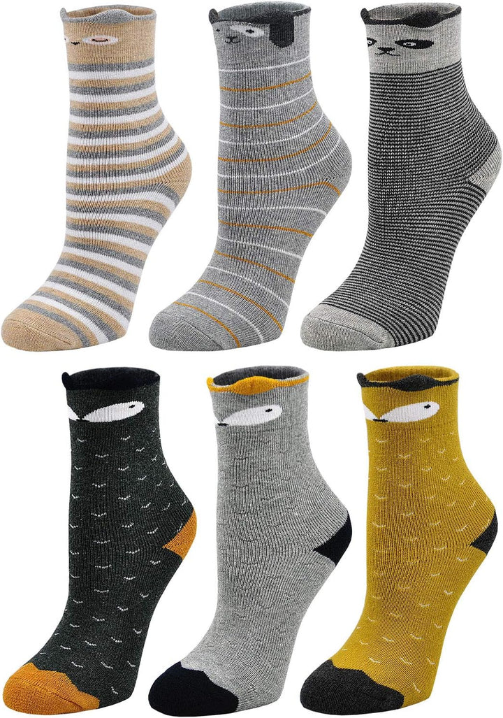 LOFIR Dicke Kinder Socken aus Baumwoll Winter Warme Thermo Socken für kleine Mädchen Jungen Kleinkin