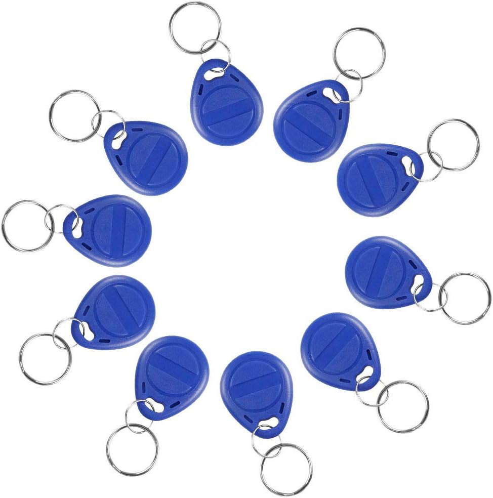 YAVIS EM4305 100 x RFID Transponder Chipschlüssel Beschreibbare Schlüsselring 125KHz Nähe EM ID Kart