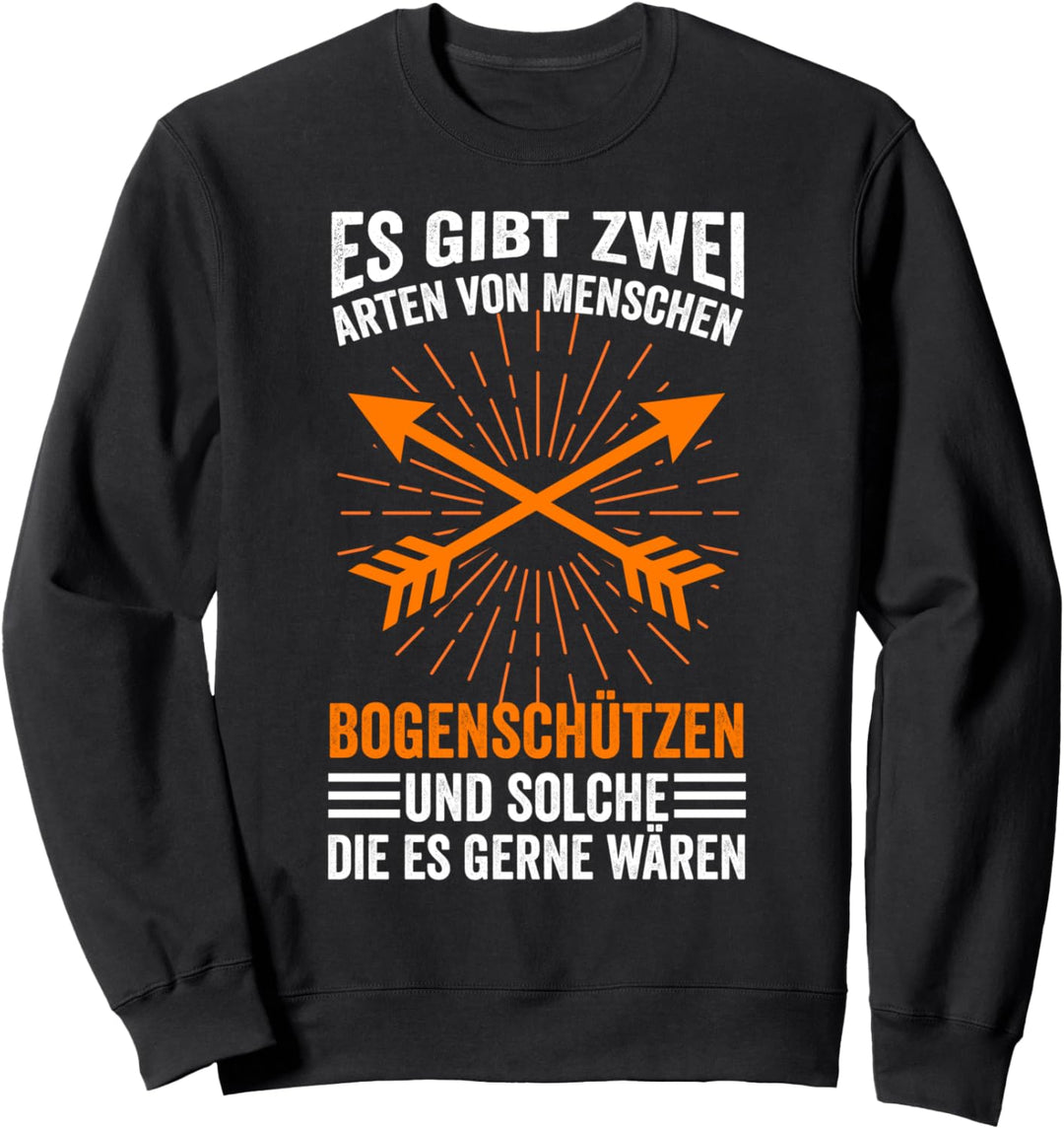Bogenschiessen Langbogen Bogenschützen Sweatshirt