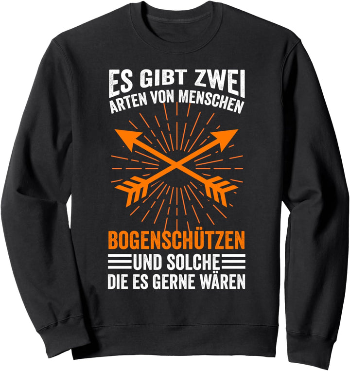 Bogenschiessen Langbogen Bogenschützen Sweatshirt