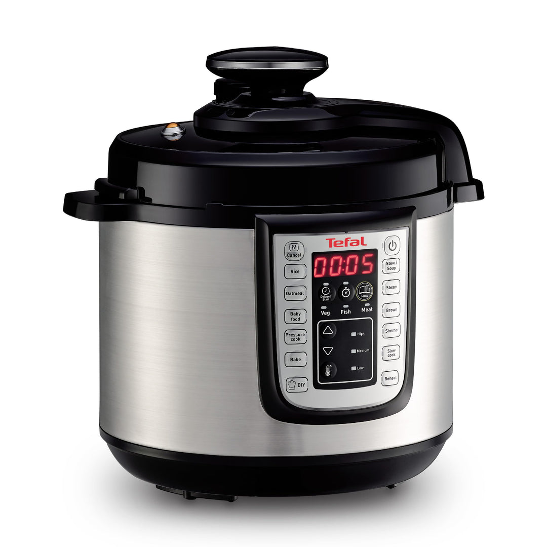 Tefal Fast & Delicious Multikocher, elektrischer Schnellkochtopf, 25 automatische Programme, grosses