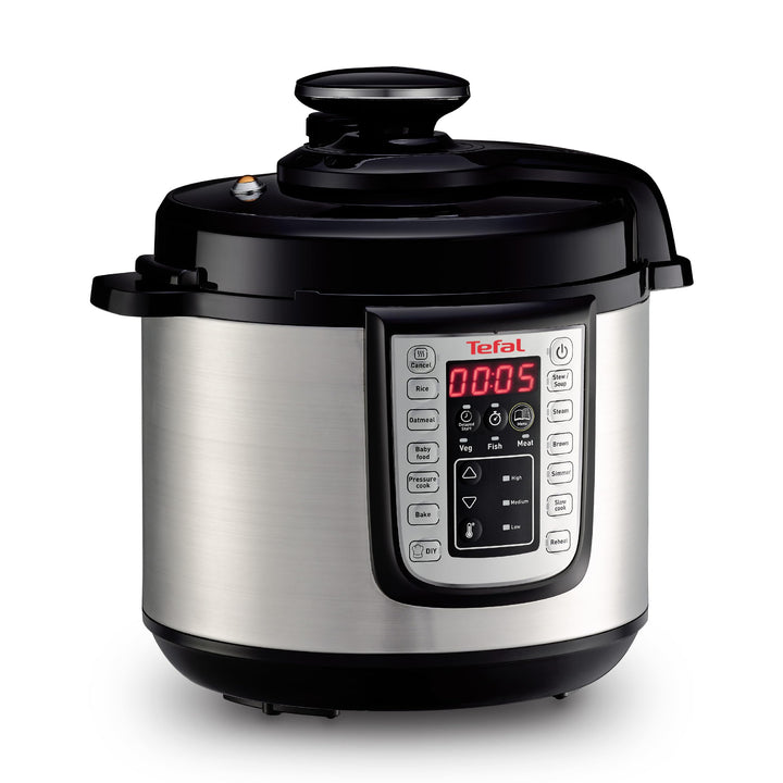 Tefal Fast & Delicious Multikocher, elektrischer Schnellkochtopf, 25 automatische Programme, grosses